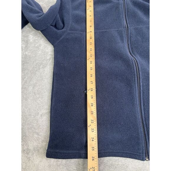 L.L. Bean Full Zip Fleece Jacket Men's Size Large Blue Outdoor - Picture 9 of 9